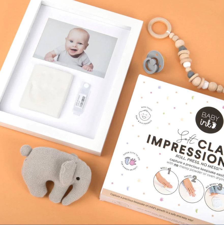 "Baby Ink" - Soft Clay Keepsake Frame Kit