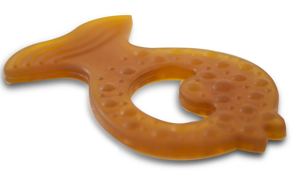 "Natural Rubber Teether" - Fish
