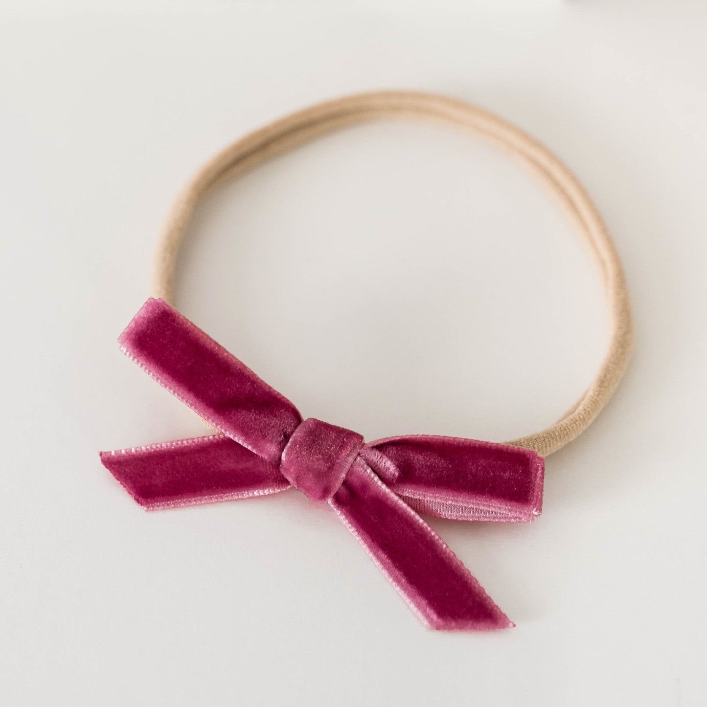 "Snuggle Hunny" - Petite Velvet Bows