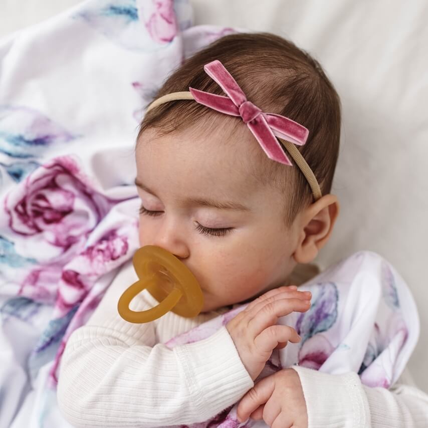 "Snuggle Hunny" - Petite Velvet Bows