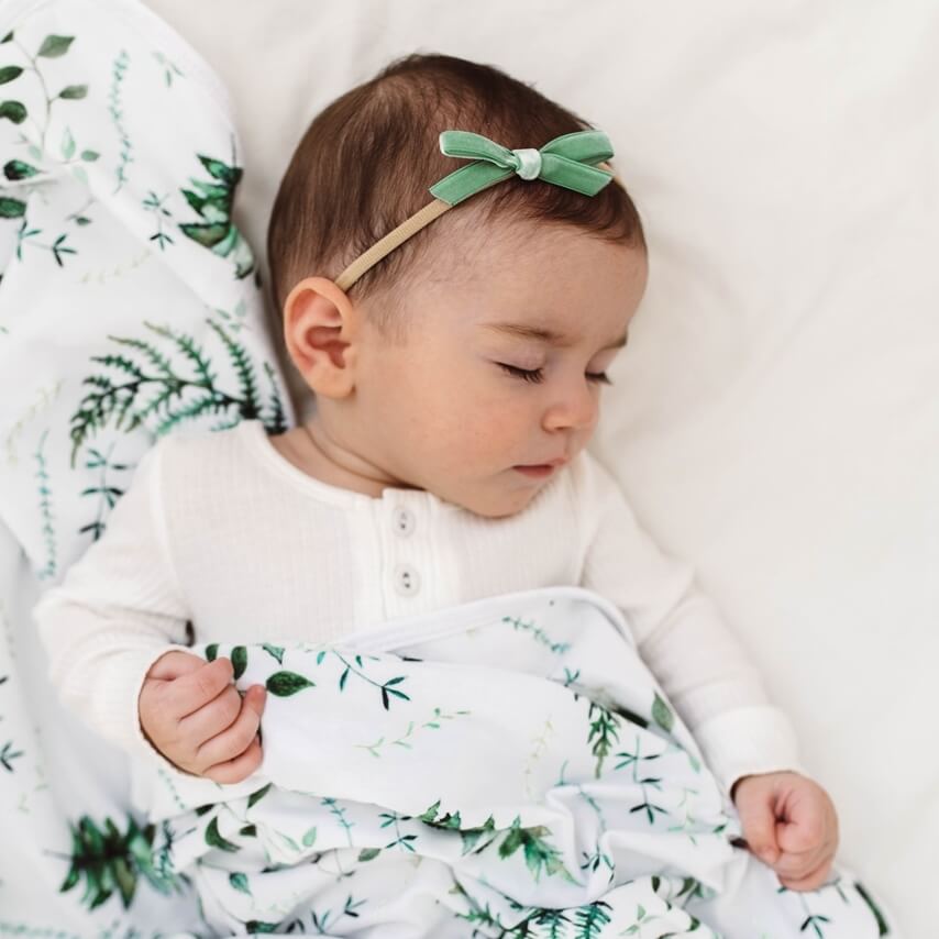 "Snuggle Hunny" - Petite Velvet Bows