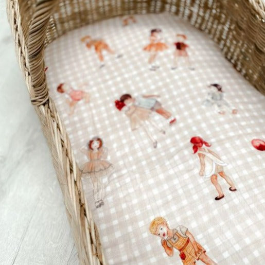 "Pop Ya Tot" - Bassinet Muslin Sheets