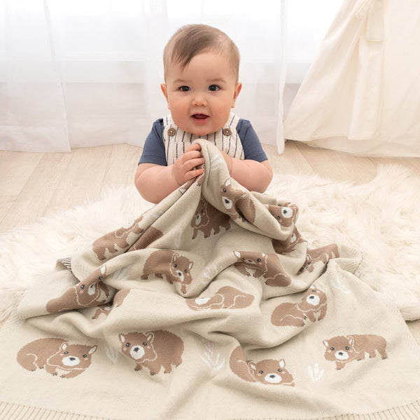 "The Living Textiles Company" - Australiana Baby Blankets