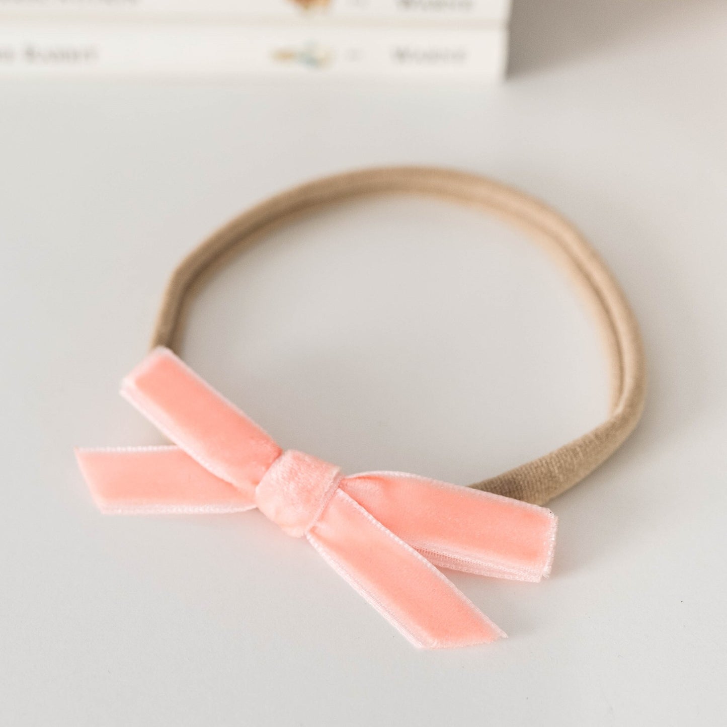 "Snuggle Hunny" - Petite Velvet Bows
