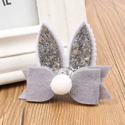 "Easter" - Bunny Ear Hair Clip